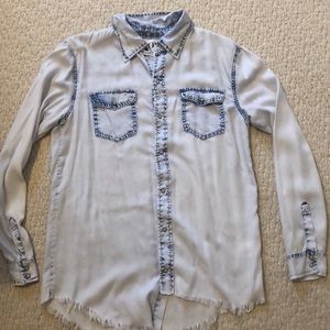 One Teaspoon denim shirt. XS